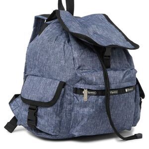 Le SPORT SAC Denim Days Blue Medium Wayfarer Backpack NWT